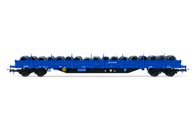 Wagon platforma Res PKP Cargo z ładunkiem RIVA-HR6525
