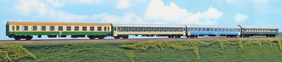 Zestaw wagonów pociągu 1244/1245 Hoek van Holland – Warszawa Express PKP/DR ACME 55322