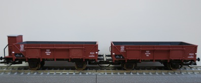 Zestaw 2 wagonów Wdo i Wdoh (ex Ke) PKP (skala TT) Tillig 502154