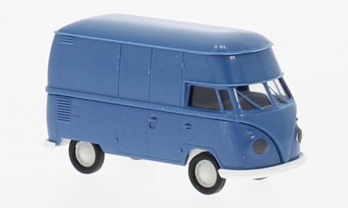 Volkswagen T1 furgon z wysokim dachem niebieski (BREKINA 32607) (1)