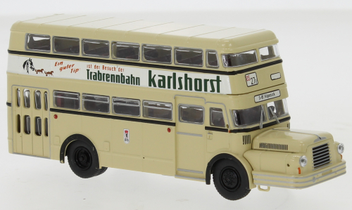 IFA Do 56 Bus, BVG - Trabrennbahn Karlshorst 1960 BREKINA 61207 (1)